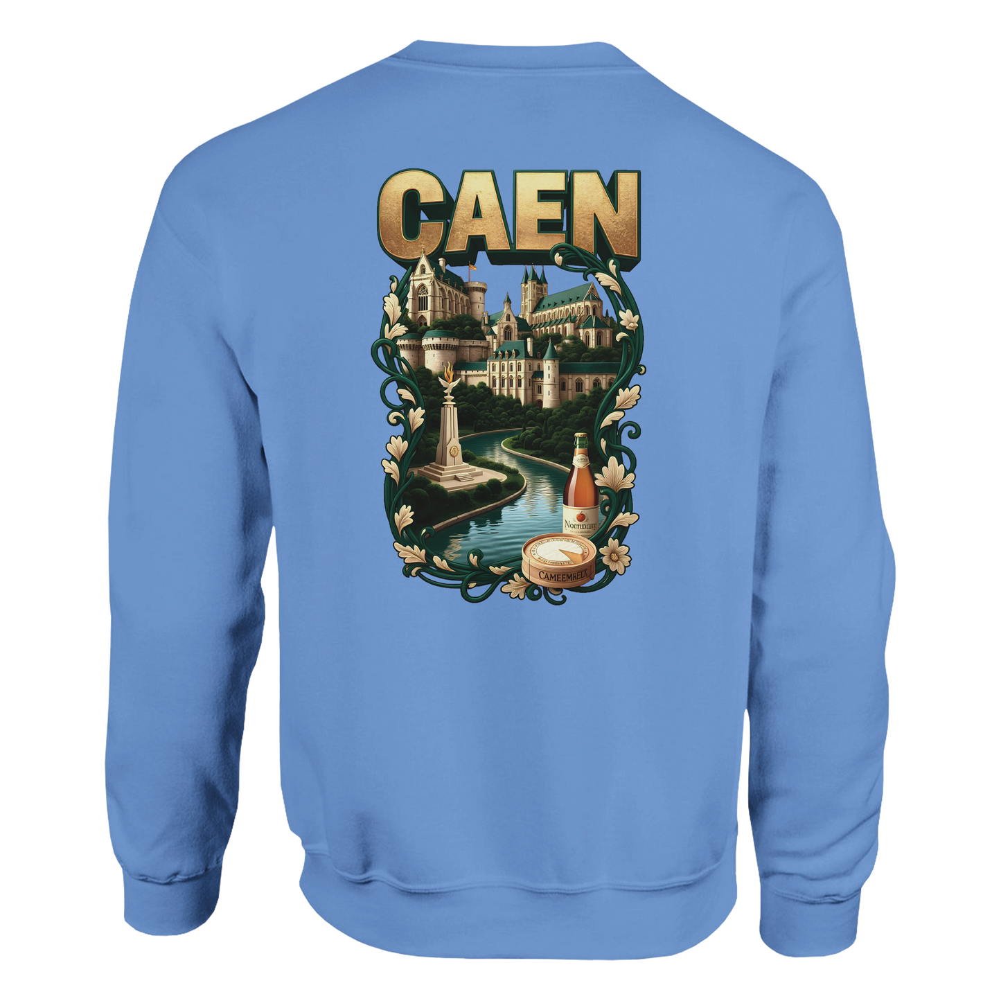 Sweatshirt Caen Stadt in Frankreich klassisch Unisex Rundhals | Gildan® 18000