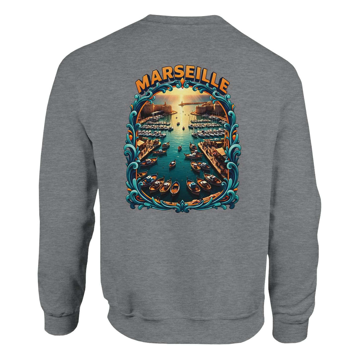 Unisex-Sweatshirt Marseilles Klassisches Rundhals-Sweatshirt | Gildan® 18000