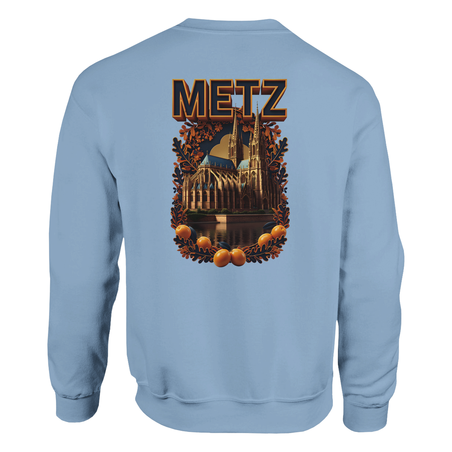 Unisex Sweatshirt Metz France City Classic Crewneck | Gildan® 18000