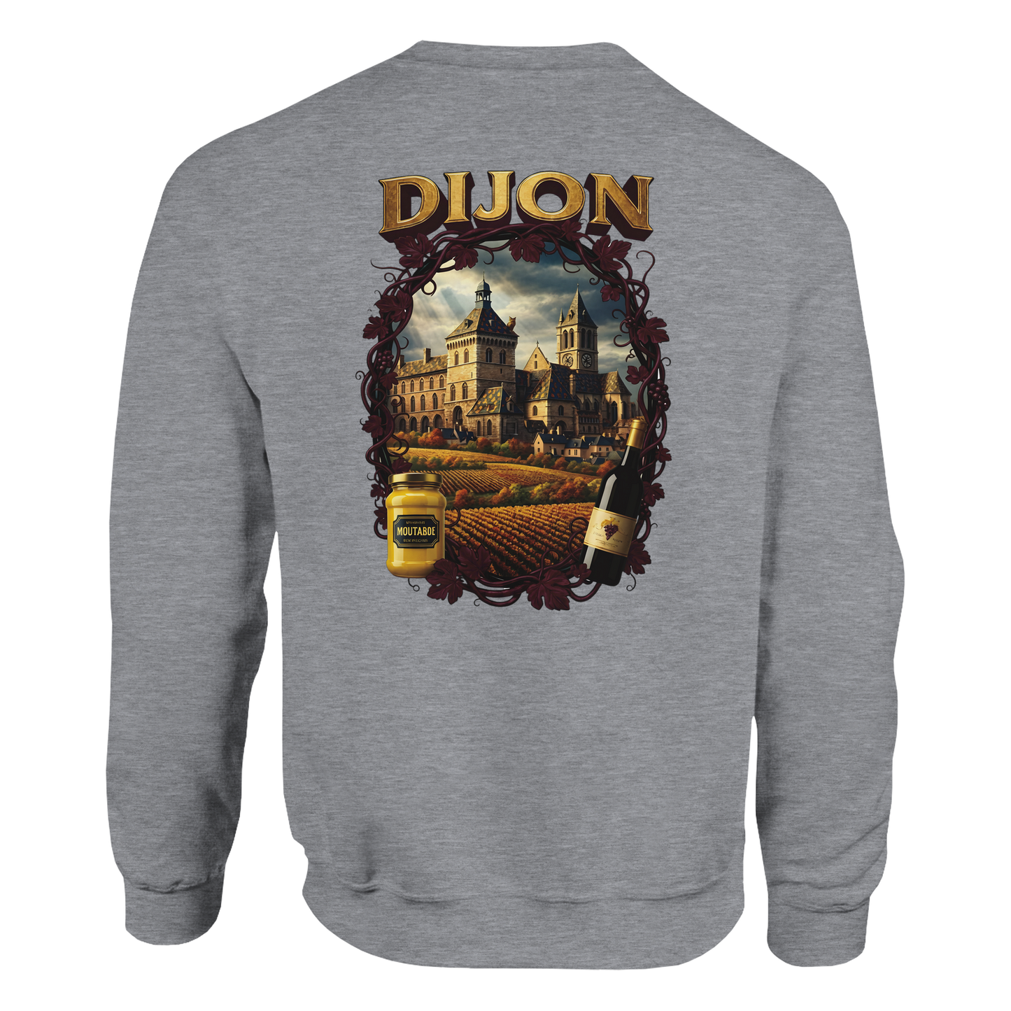 Unisex-Sweatshirt Dijon, Frankreich klassisch Rundhals | Gildan® 18000