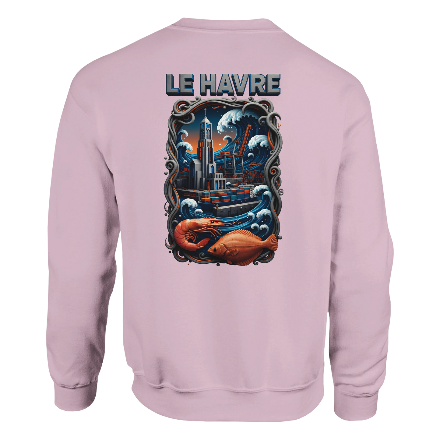 Sweat-shirt Unisexe Le Havre – Ville de France – Pull Premium Confort