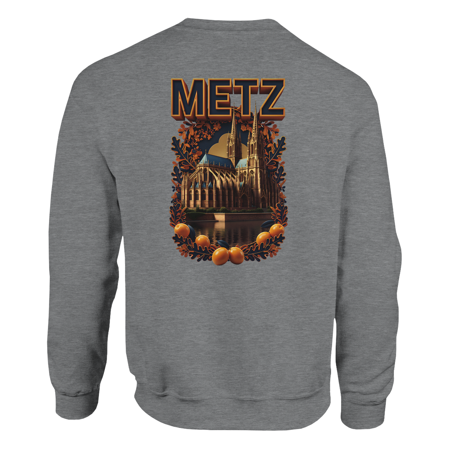 Unisex Sweatshirt Metz France City Classic Crewneck | Gildan® 18000