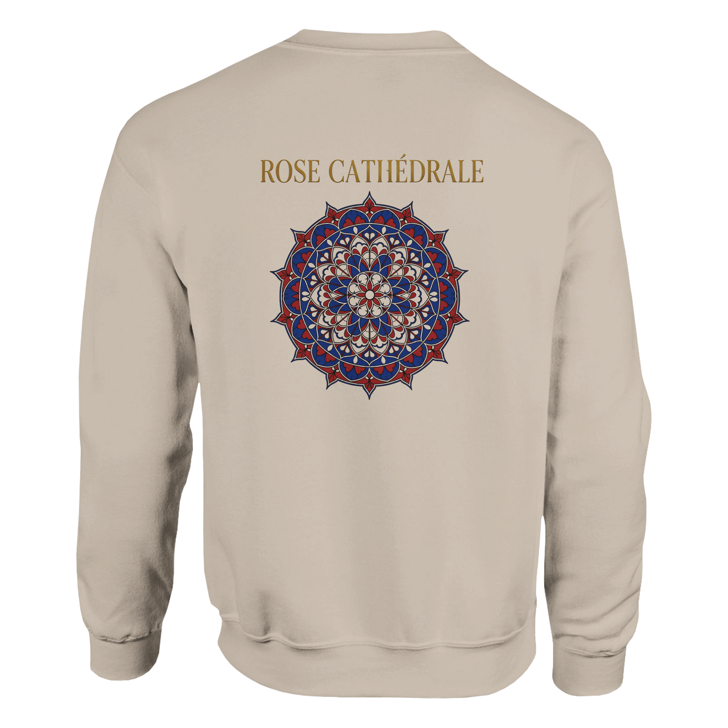 Women's Pink Classic Cathedral Crewneck Sweatshirt | Gildan® 18000