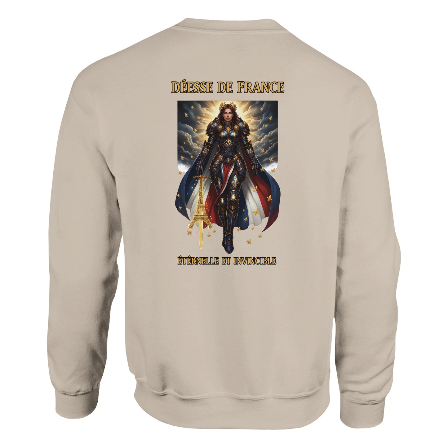 Women's Sweatshirt Goddess of France Style-French Classic Crewneck | Gildan® 18000