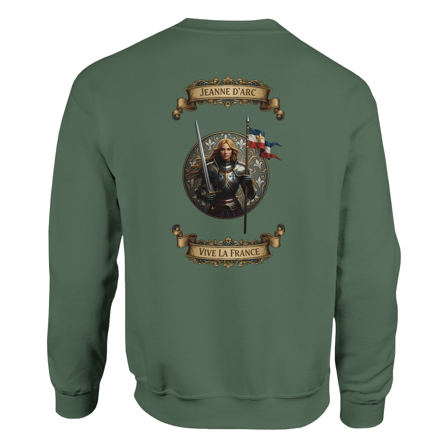 Damen-Sweatshirt Jeanne d'Arc klassischer Rundhalsausschnitt | Gildan® 18000