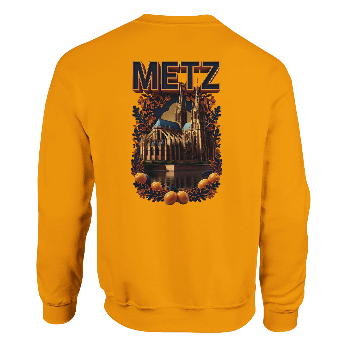 Unisex Sweatshirt Metz France City Classic Crewneck | Gildan® 18000