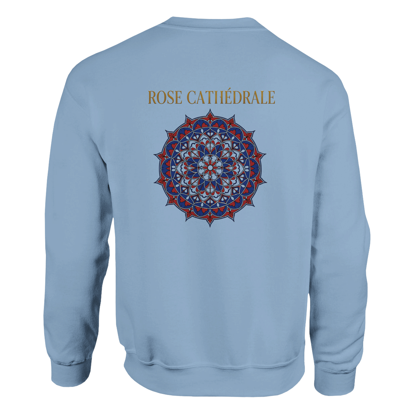 Women's Pink Classic Cathedral Crewneck Sweatshirt | Gildan® 18000