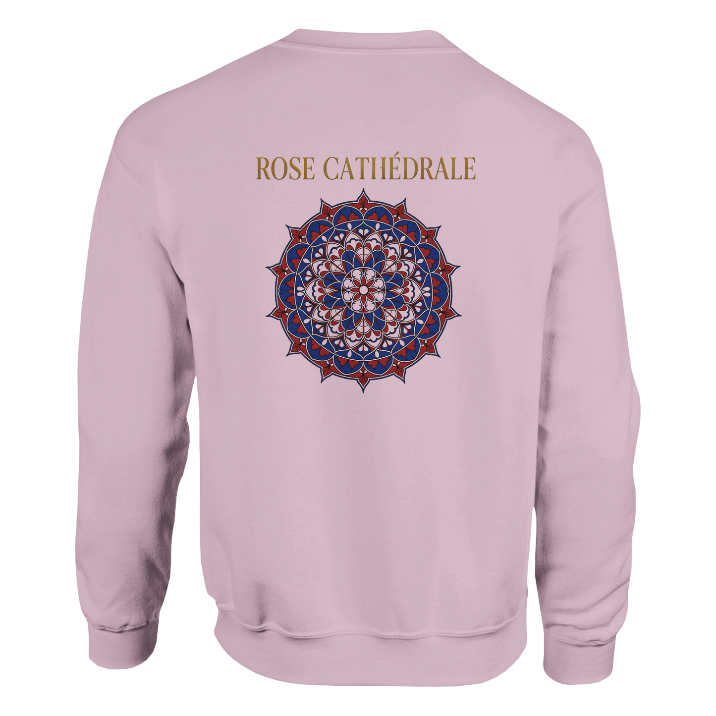 Women's Pink Classic Cathedral Crewneck Sweatshirt | Gildan® 18000