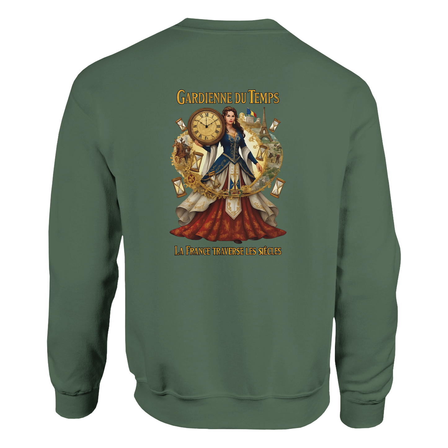 Sweat-shirt Femme Gardienne du Temps - Confort Premium et Coupe Classique