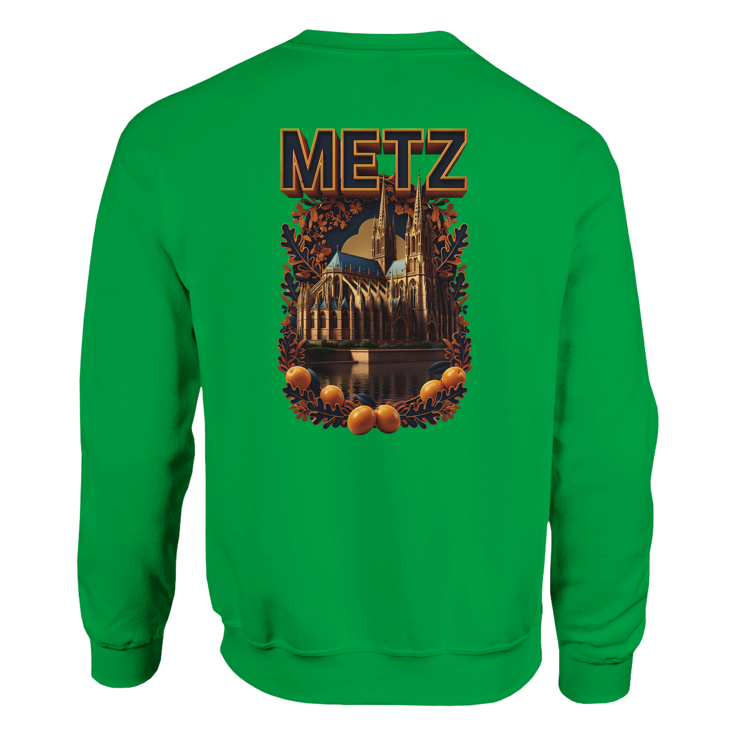 Unisex Sweatshirt Metz France City Classic Crewneck | Gildan® 18000