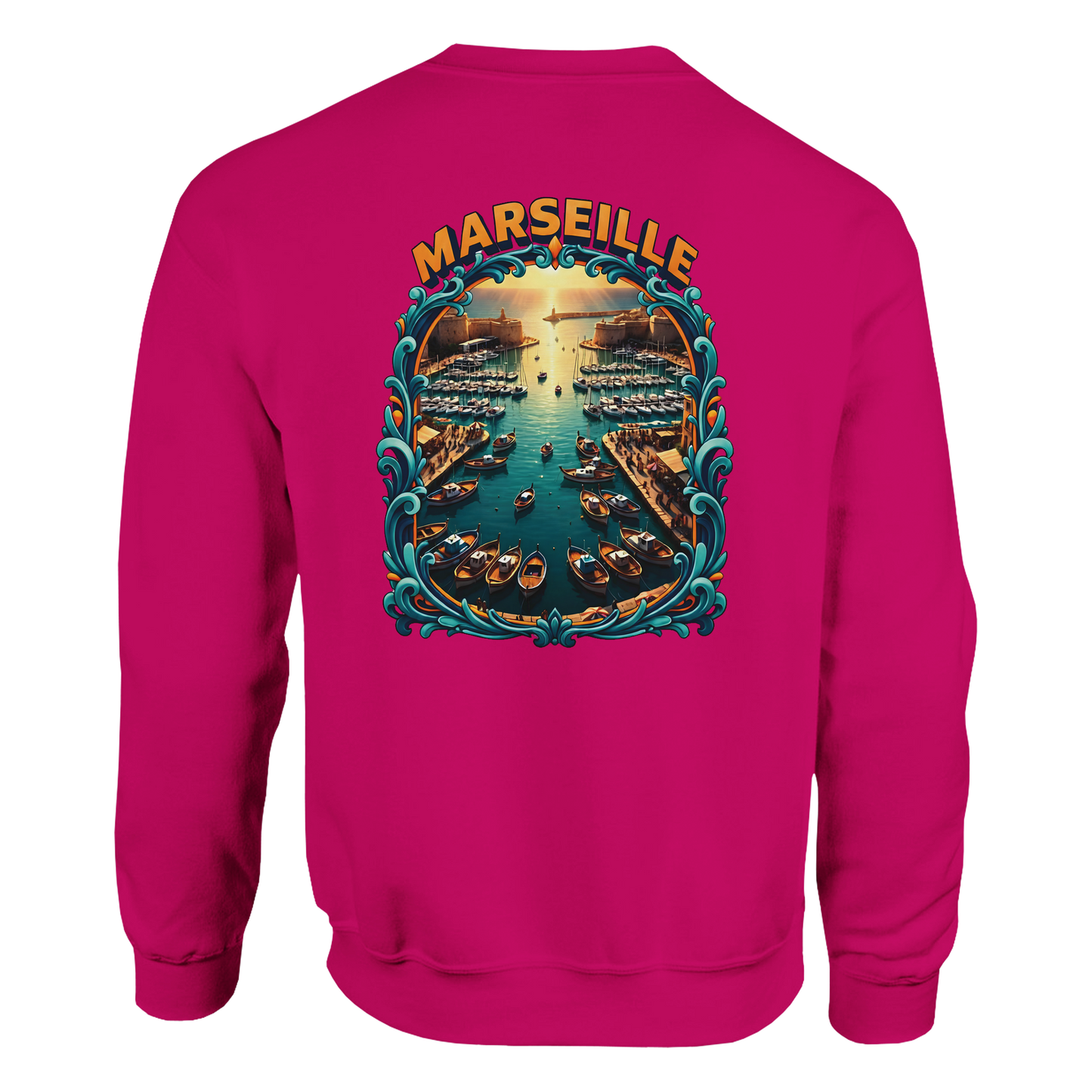 Unisex-Sweatshirt Marseilles Klassisches Rundhals-Sweatshirt | Gildan® 18000