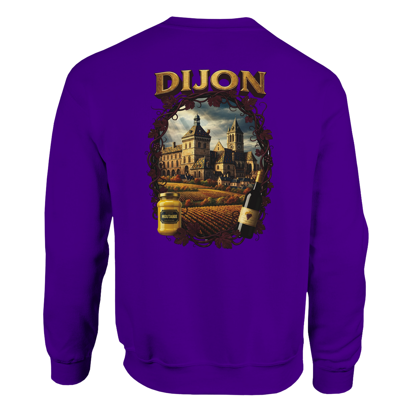 Unisex-Sweatshirt Dijon, Frankreich klassisch Rundhals | Gildan® 18000
