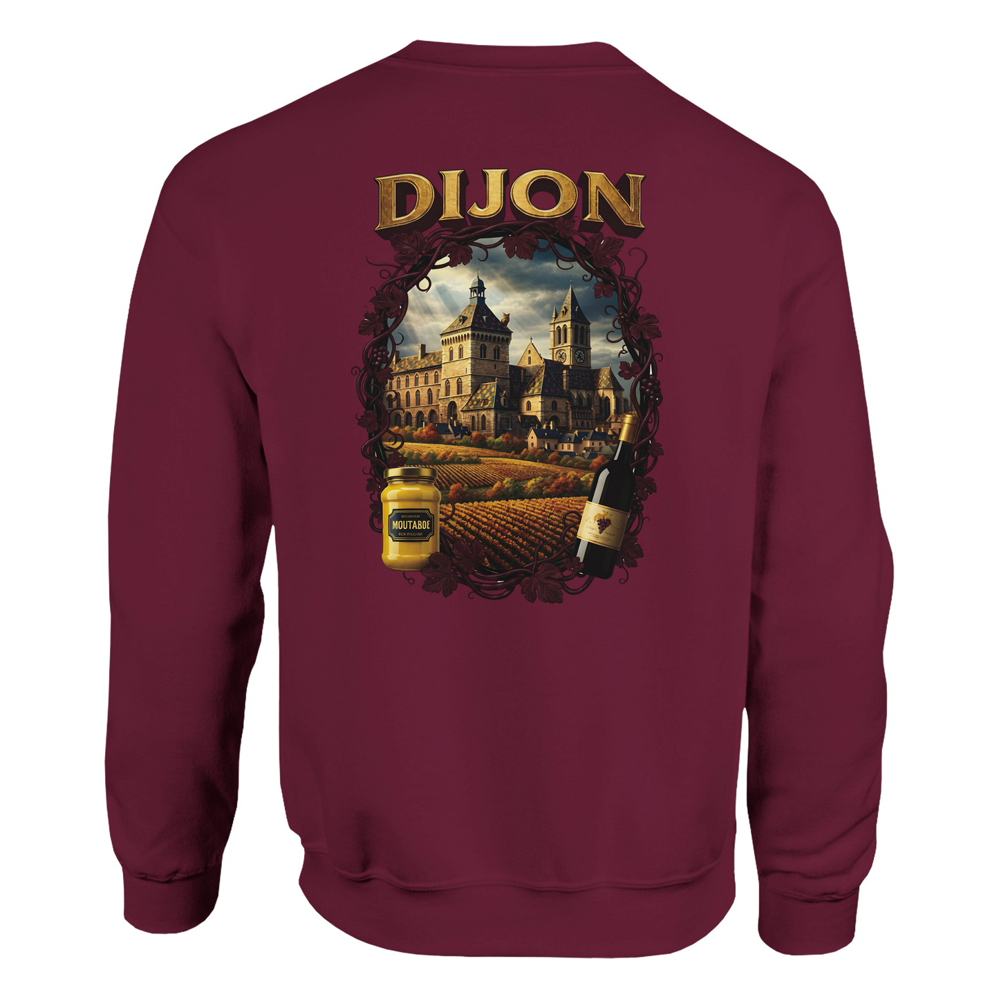 Unisex-Sweatshirt Dijon, Frankreich klassisch Rundhals | Gildan® 18000