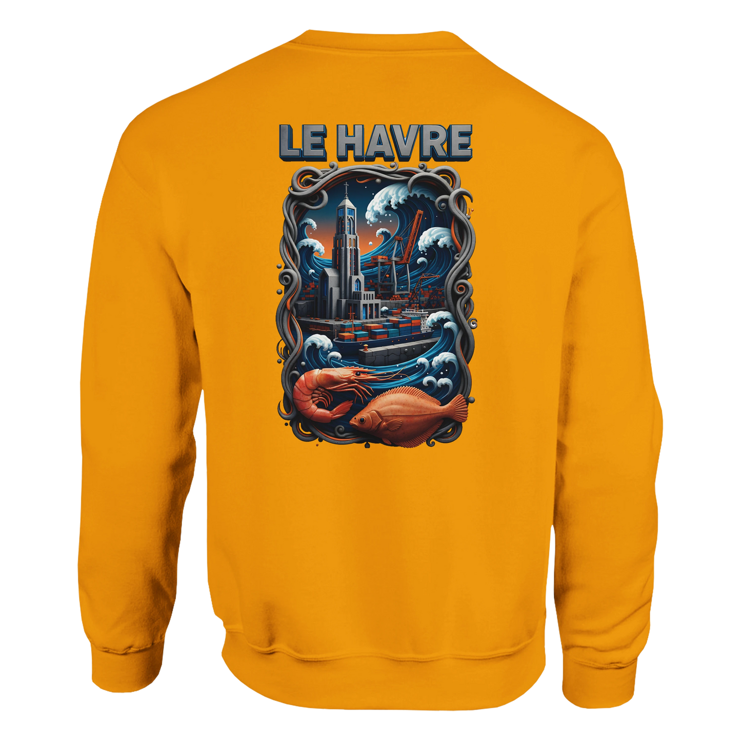 Sweat-shirt Unisexe Le Havre – Ville de France – Pull Premium Confort
