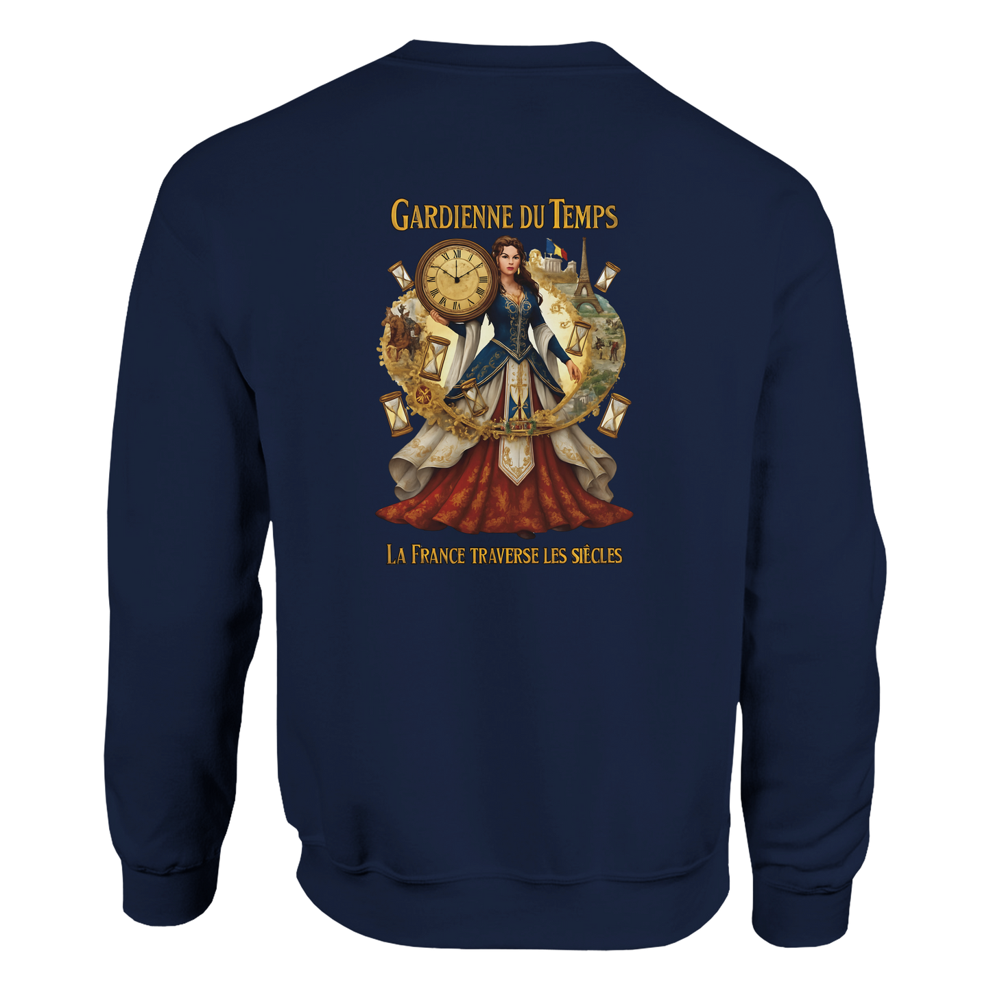 Sweat-shirt Femme Gardienne du Temps - Confort Premium et Coupe Classique