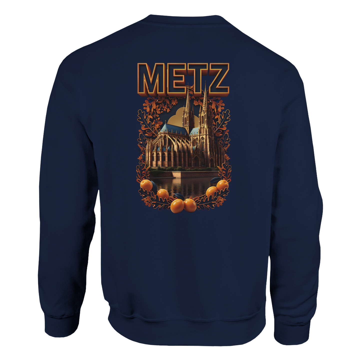 Unisex Sweatshirt Metz France City Classic Crewneck | Gildan® 18000