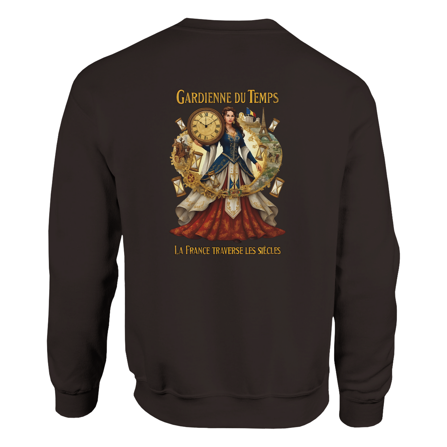 Sweat-shirt Femme Gardienne du Temps - Confort Premium et Coupe Classique