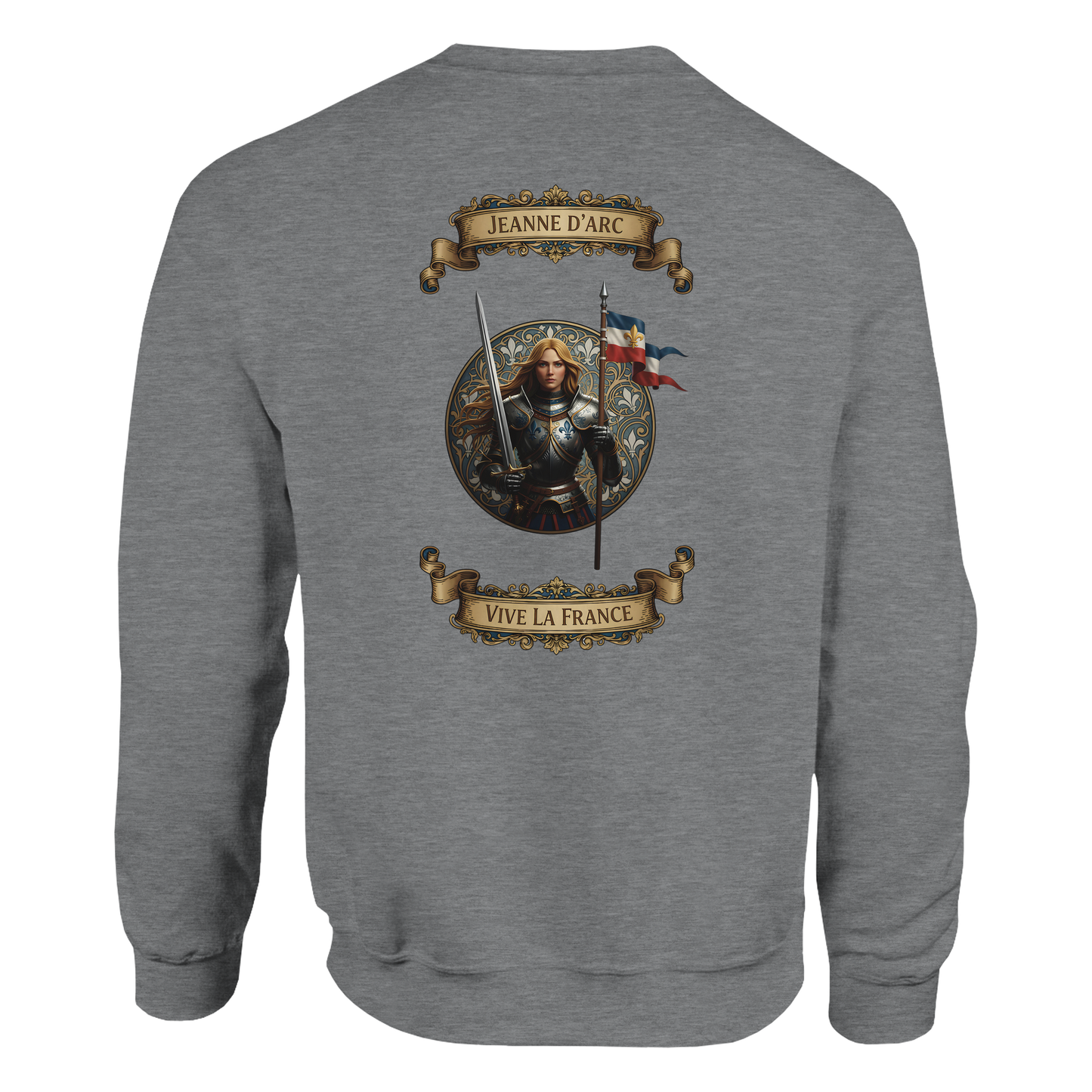 Damen-Sweatshirt Jeanne d'Arc klassischer Rundhalsausschnitt | Gildan® 18000