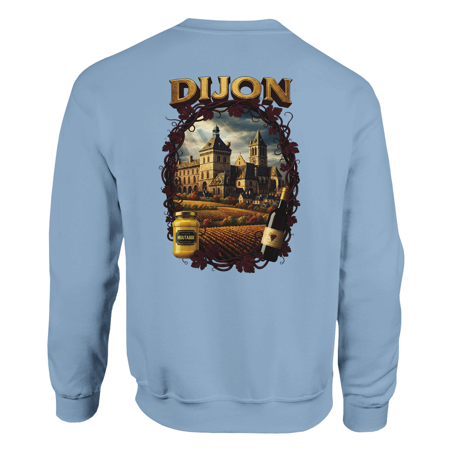 Unisex-Sweatshirt Dijon, Frankreich klassisch Rundhals | Gildan® 18000