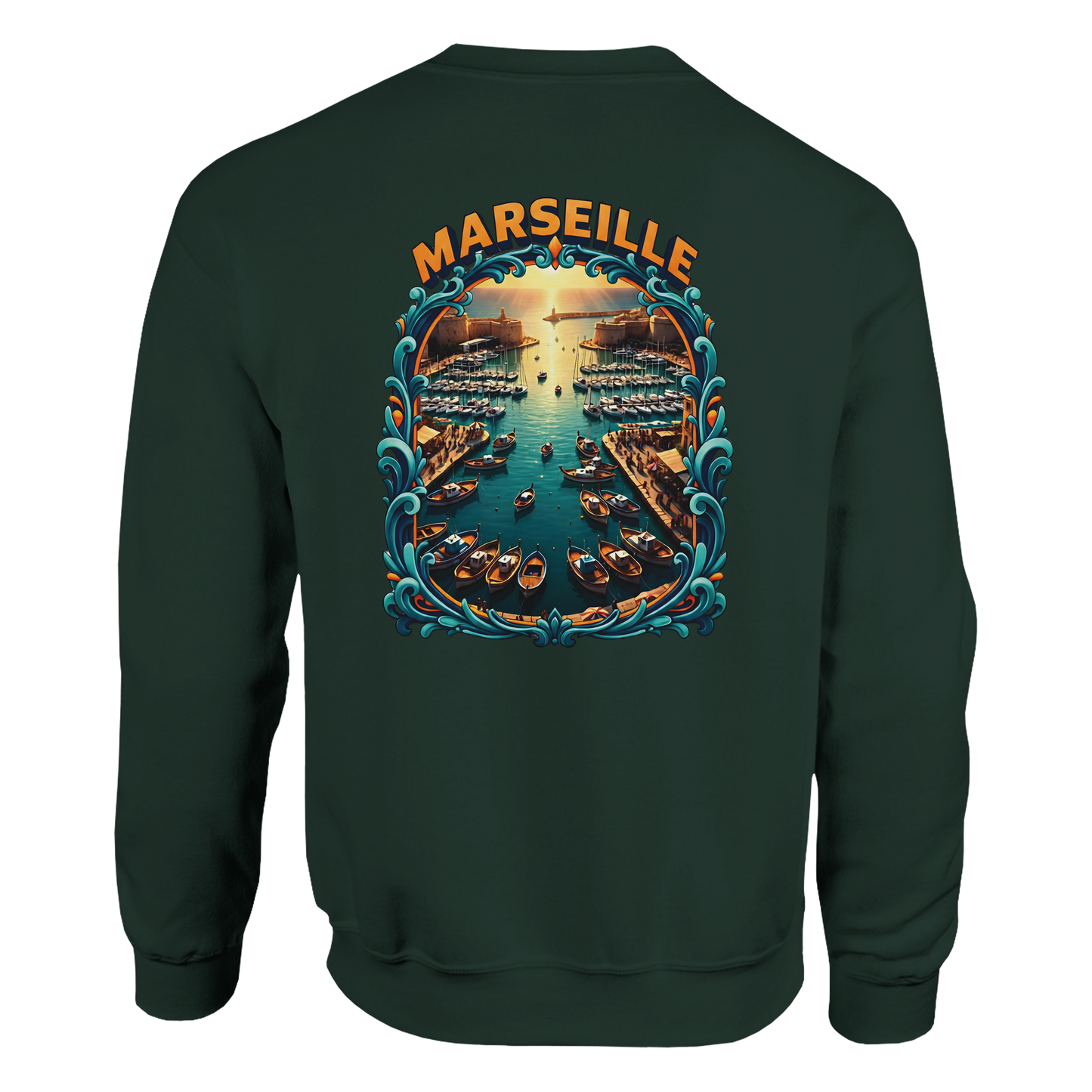 Unisex-Sweatshirt Marseilles Klassisches Rundhals-Sweatshirt | Gildan® 18000