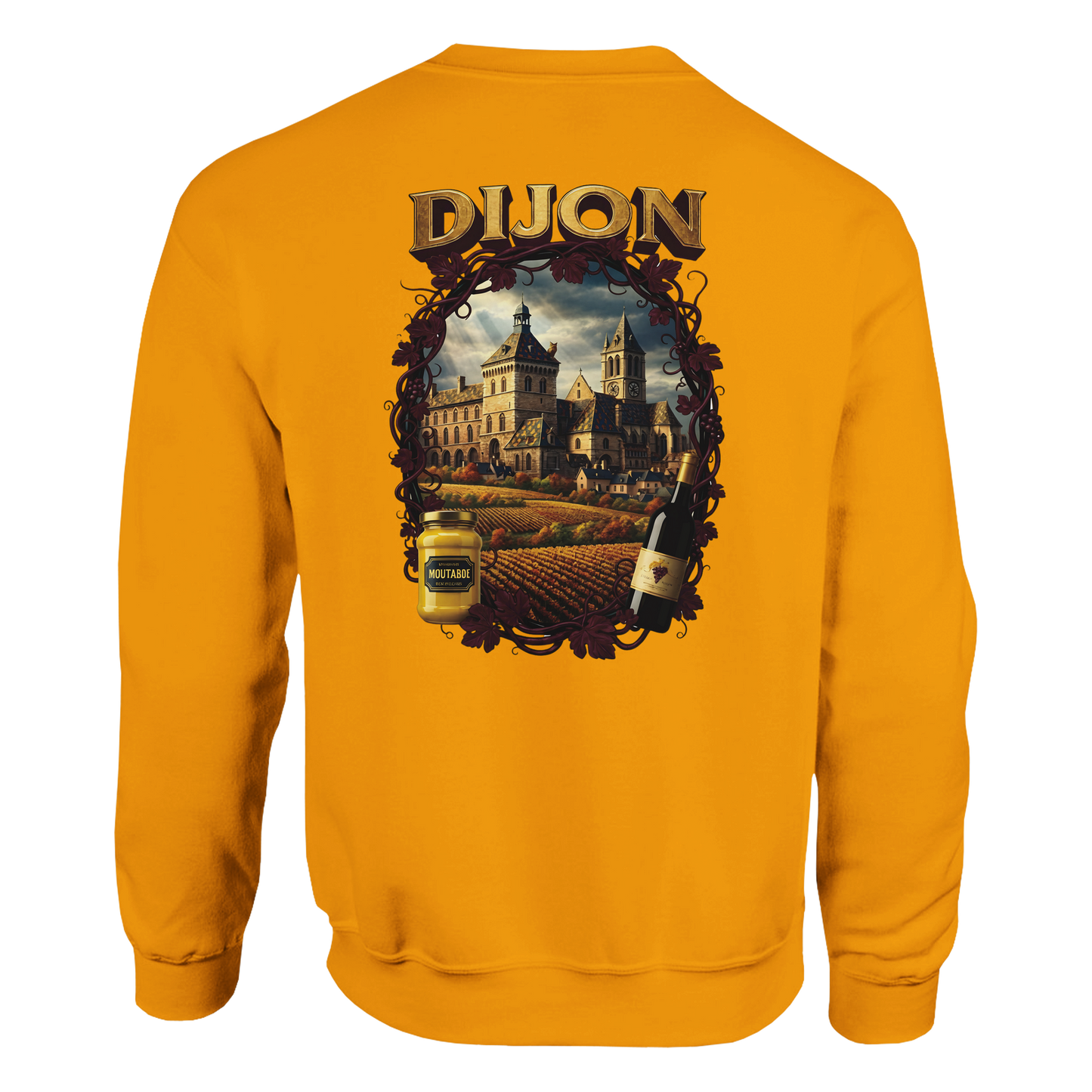 Unisex-Sweatshirt Dijon, Frankreich klassisch Rundhals | Gildan® 18000
