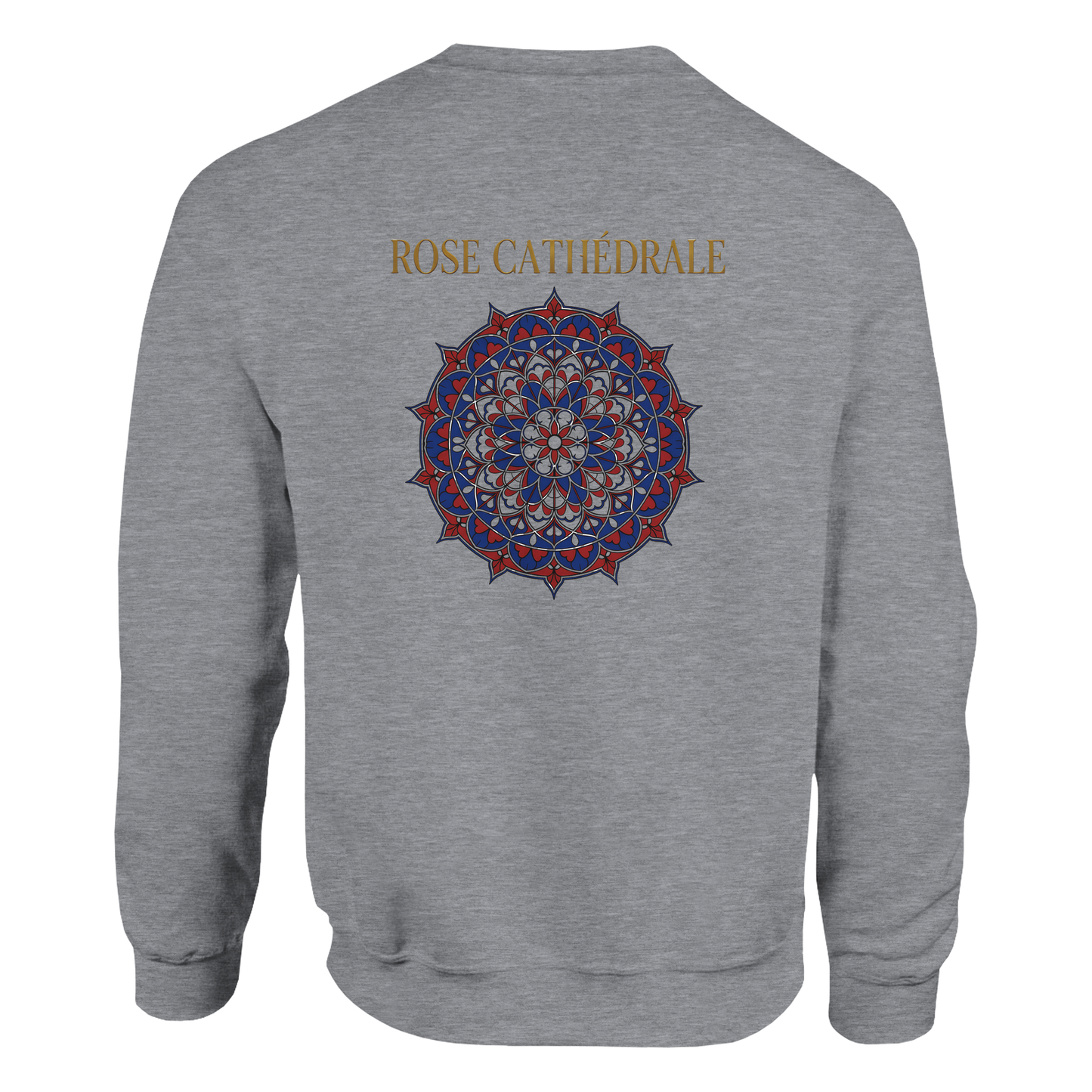 Women's Pink Classic Cathedral Crewneck Sweatshirt | Gildan® 18000