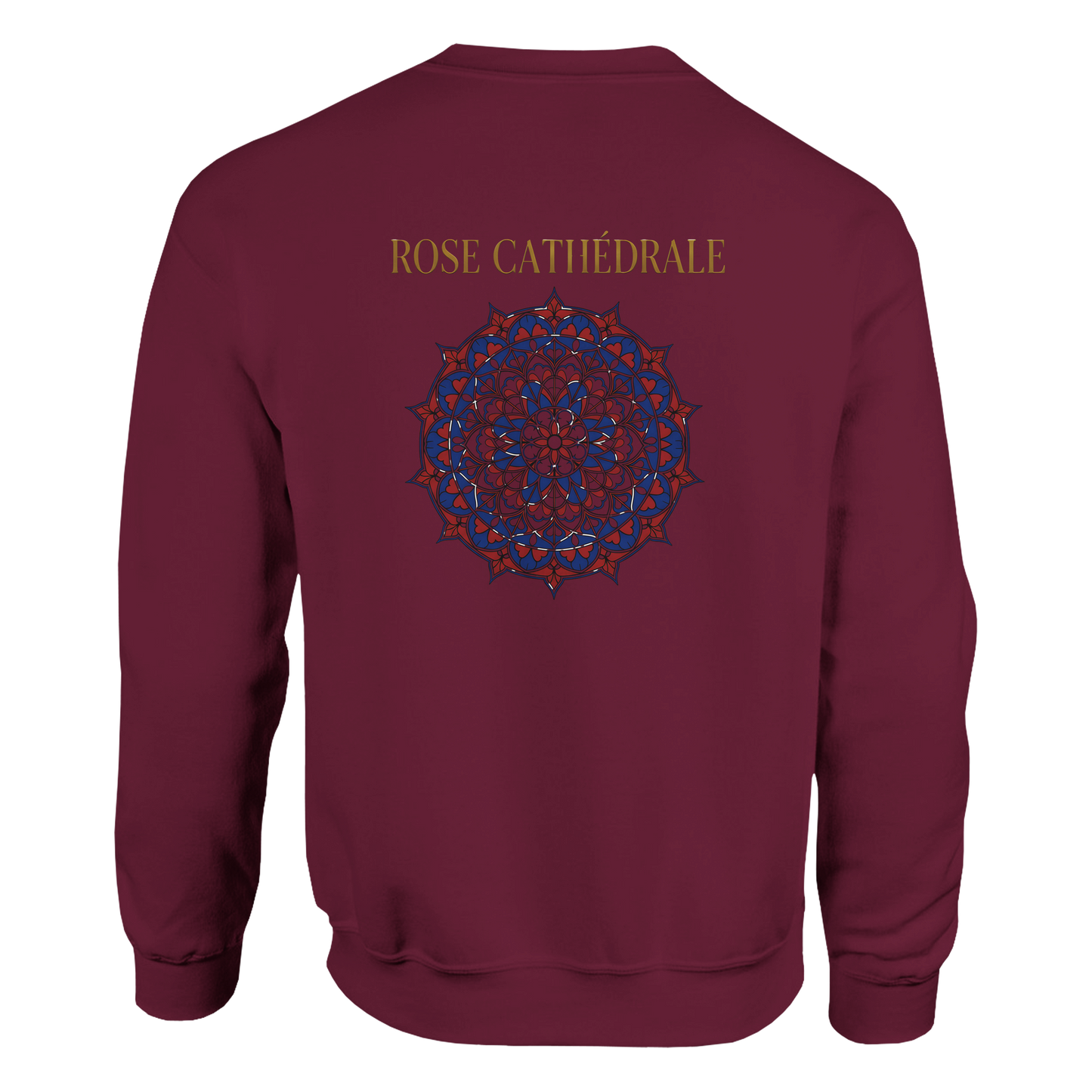 Women's Pink Classic Cathedral Crewneck Sweatshirt | Gildan® 18000