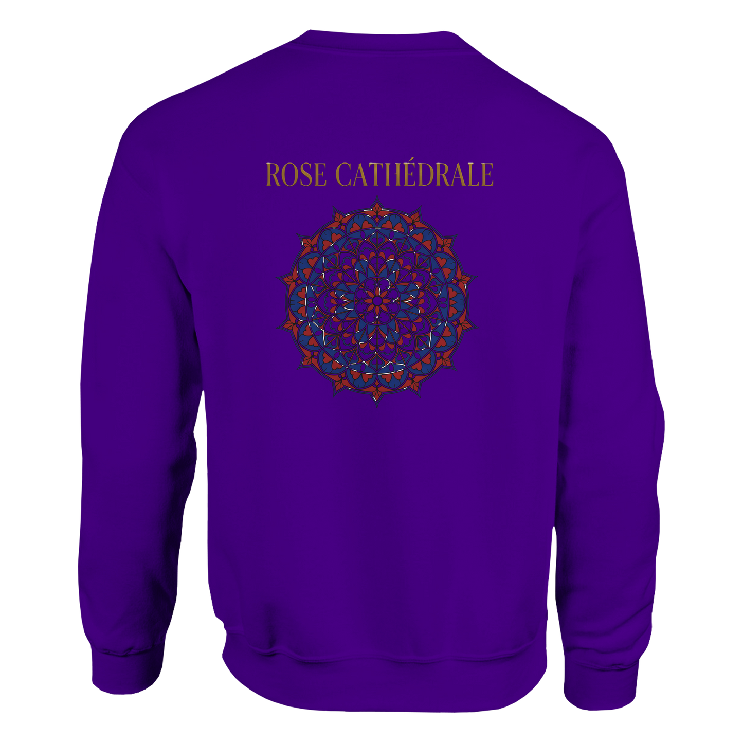 Women's Pink Classic Cathedral Crewneck Sweatshirt | Gildan® 18000