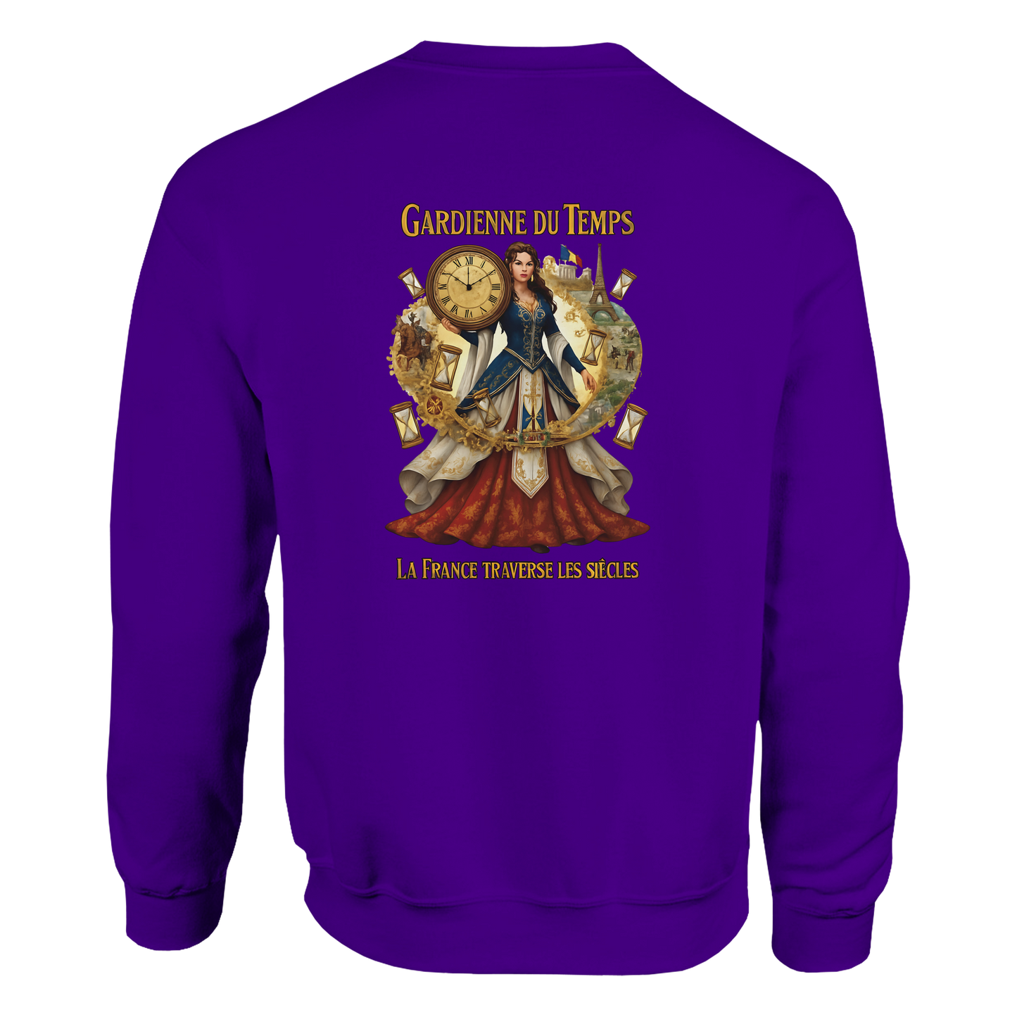 Sweat-shirt Femme Gardienne du Temps - Confort Premium et Coupe Classique