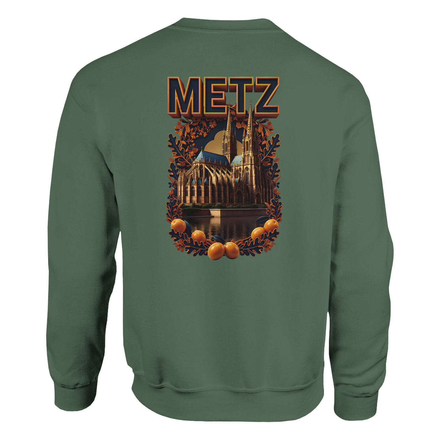 Unisex Sweatshirt Metz France City Classic Crewneck | Gildan® 18000