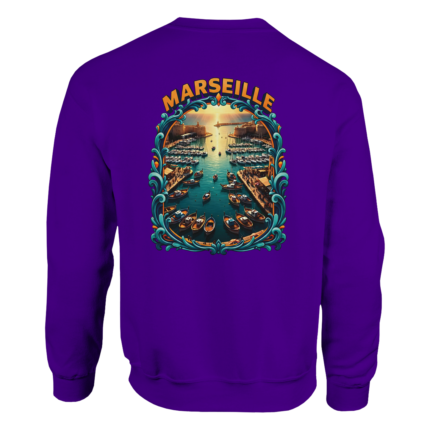 Unisex-Sweatshirt Marseilles Klassisches Rundhals-Sweatshirt | Gildan® 18000