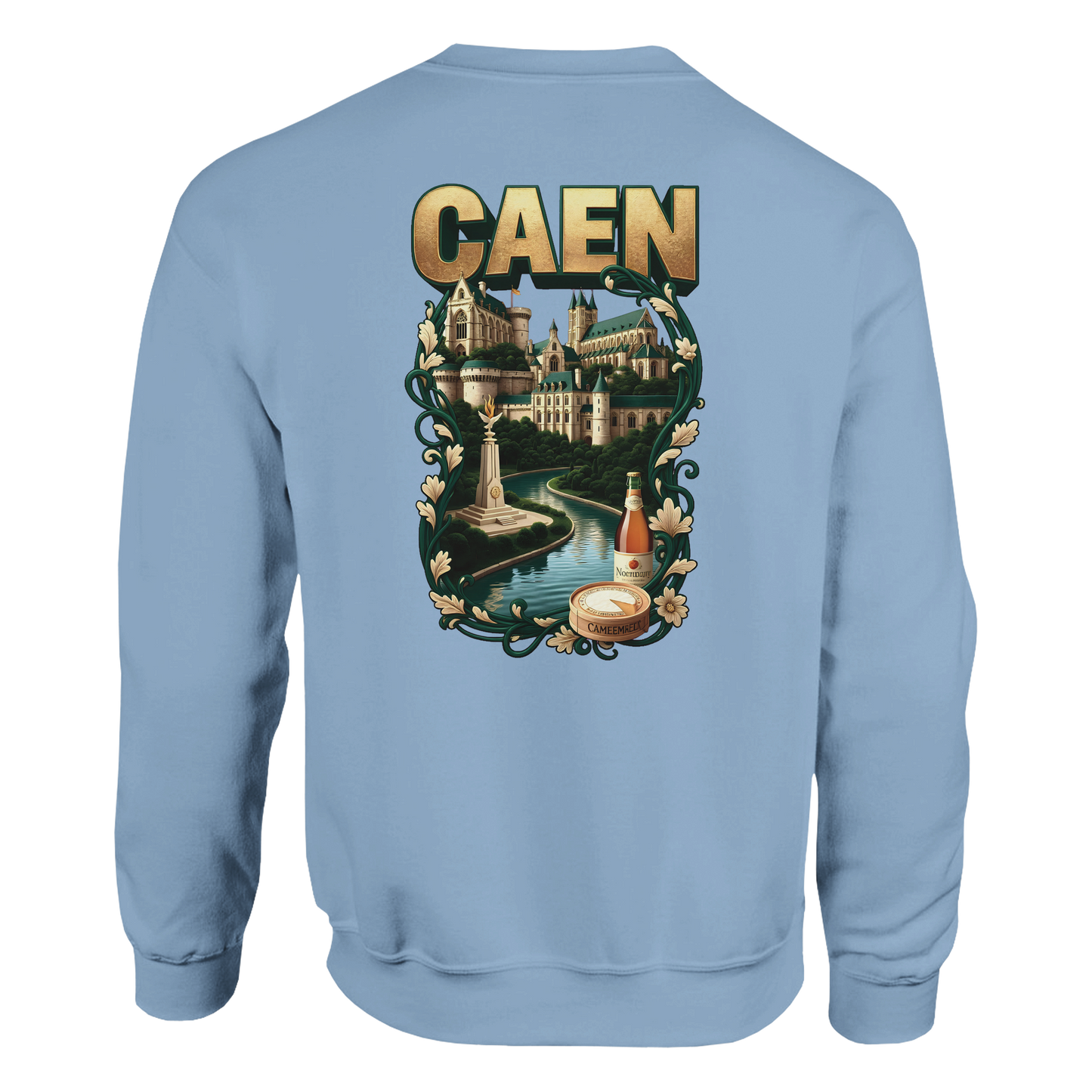 Sweatshirt Caen Stadt in Frankreich klassisch Unisex Rundhals | Gildan® 18000