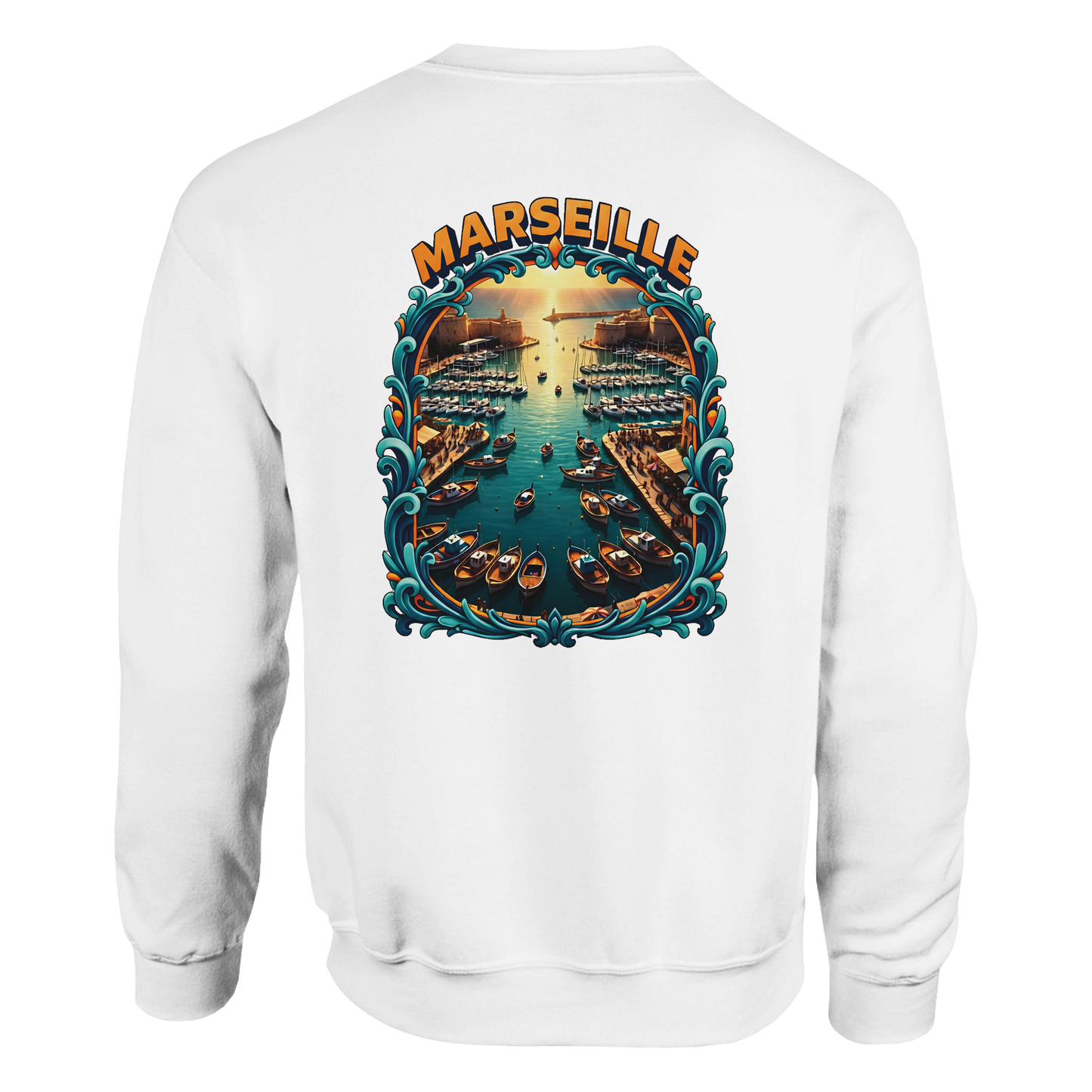 Unisex-Sweatshirt Marseilles Klassisches Rundhals-Sweatshirt | Gildan® 18000
