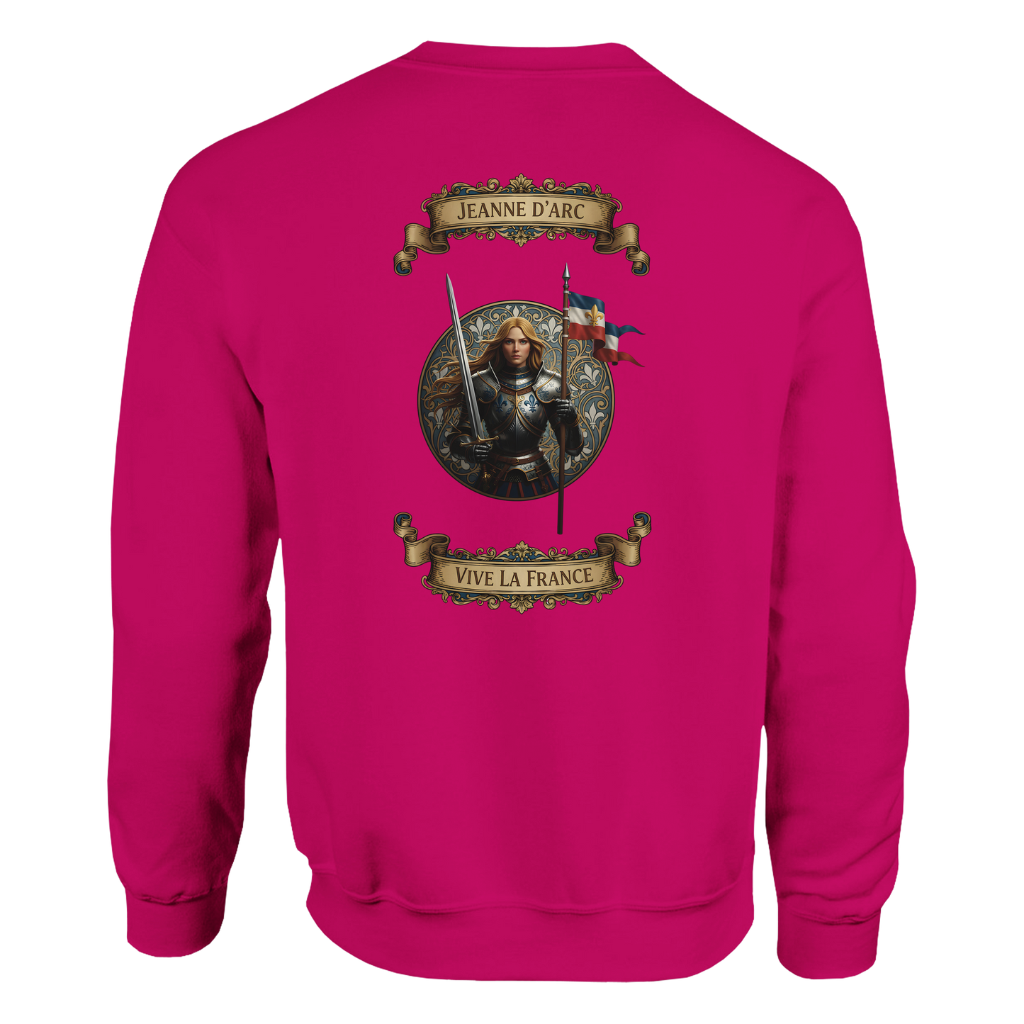 Damen-Sweatshirt Jeanne d'Arc klassischer Rundhalsausschnitt | Gildan® 18000