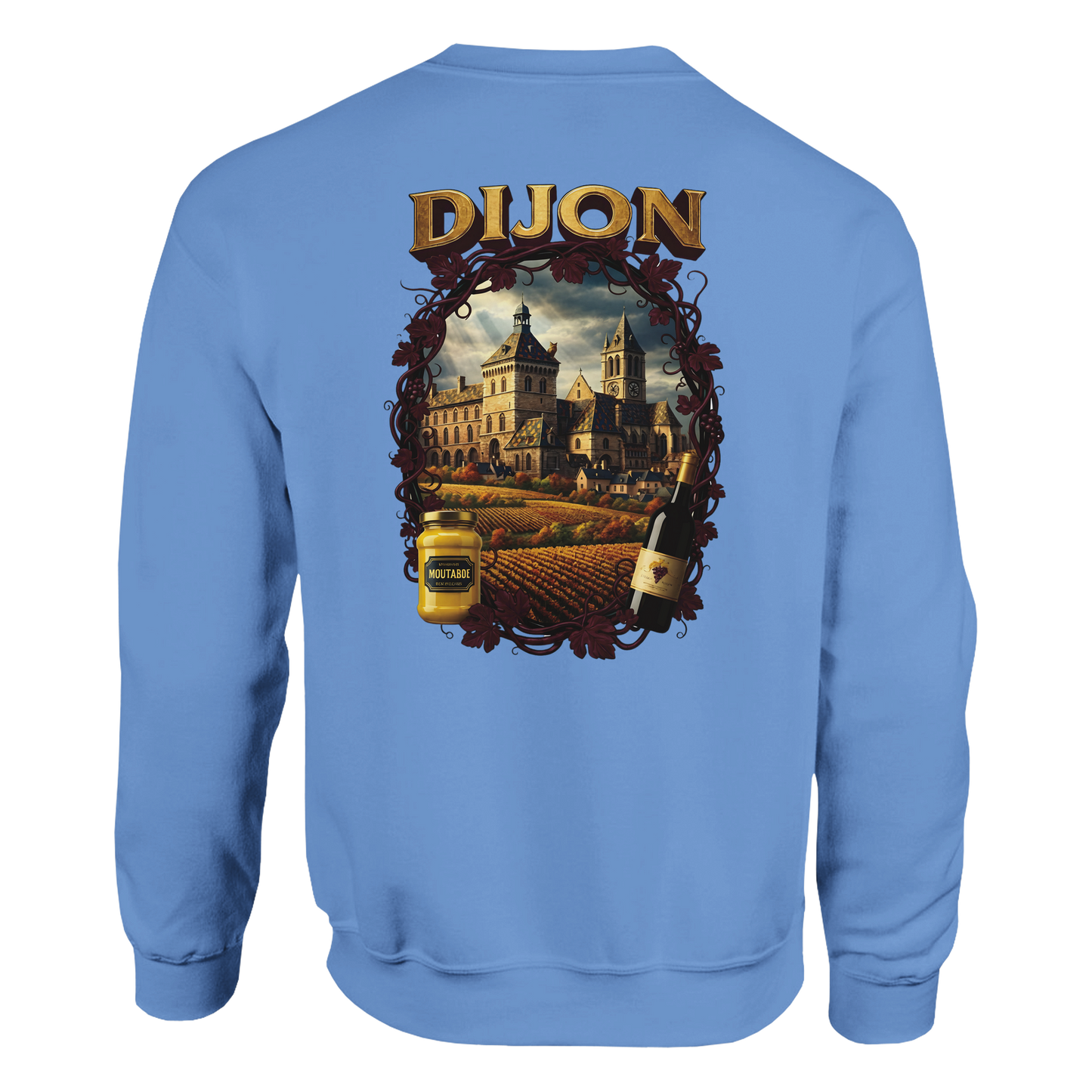 Unisex-Sweatshirt Dijon, Frankreich klassisch Rundhals | Gildan® 18000