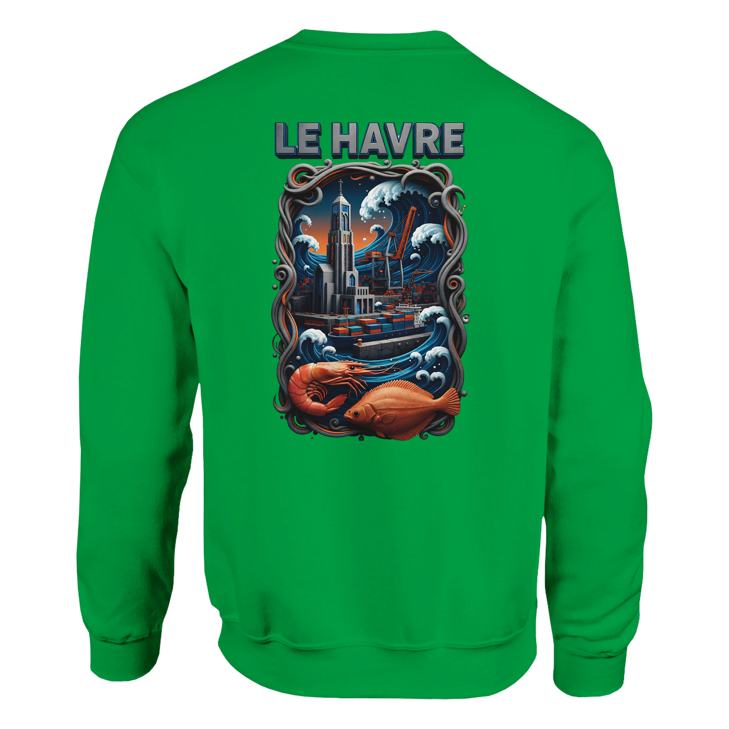 Sweat-shirt Unisexe Le Havre – Ville de France – Pull Premium Confort