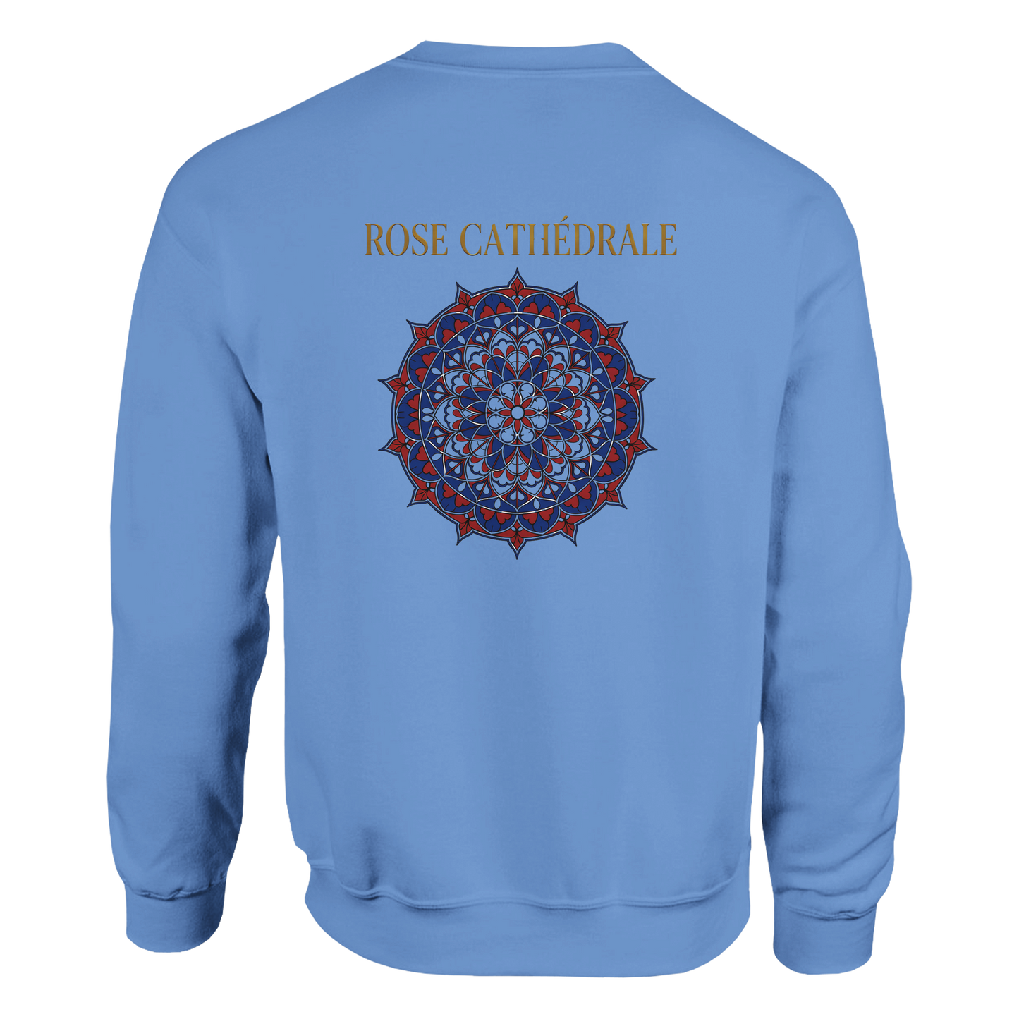 Women's Pink Classic Cathedral Crewneck Sweatshirt | Gildan® 18000