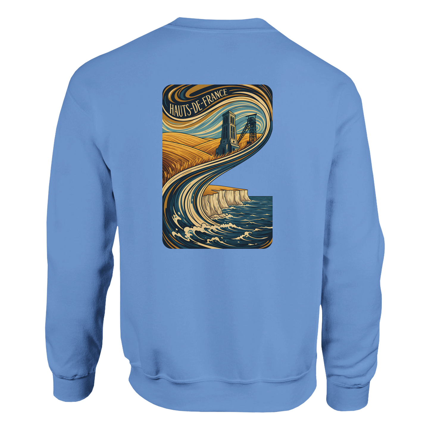 Unisex Nord-Pas-de-Calais classic crewneck sweatshirt | Gildan® 18000