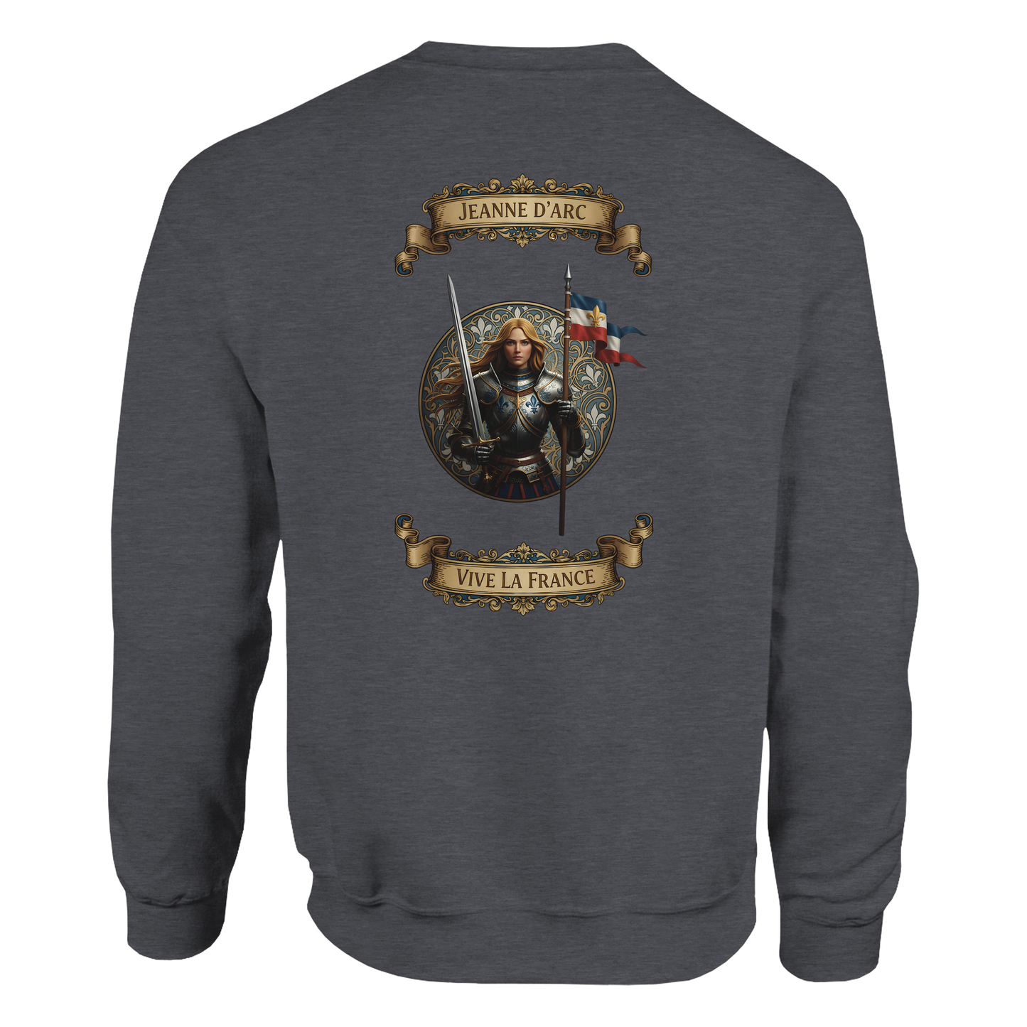Damen-Sweatshirt Jeanne d'Arc klassischer Rundhalsausschnitt | Gildan® 18000