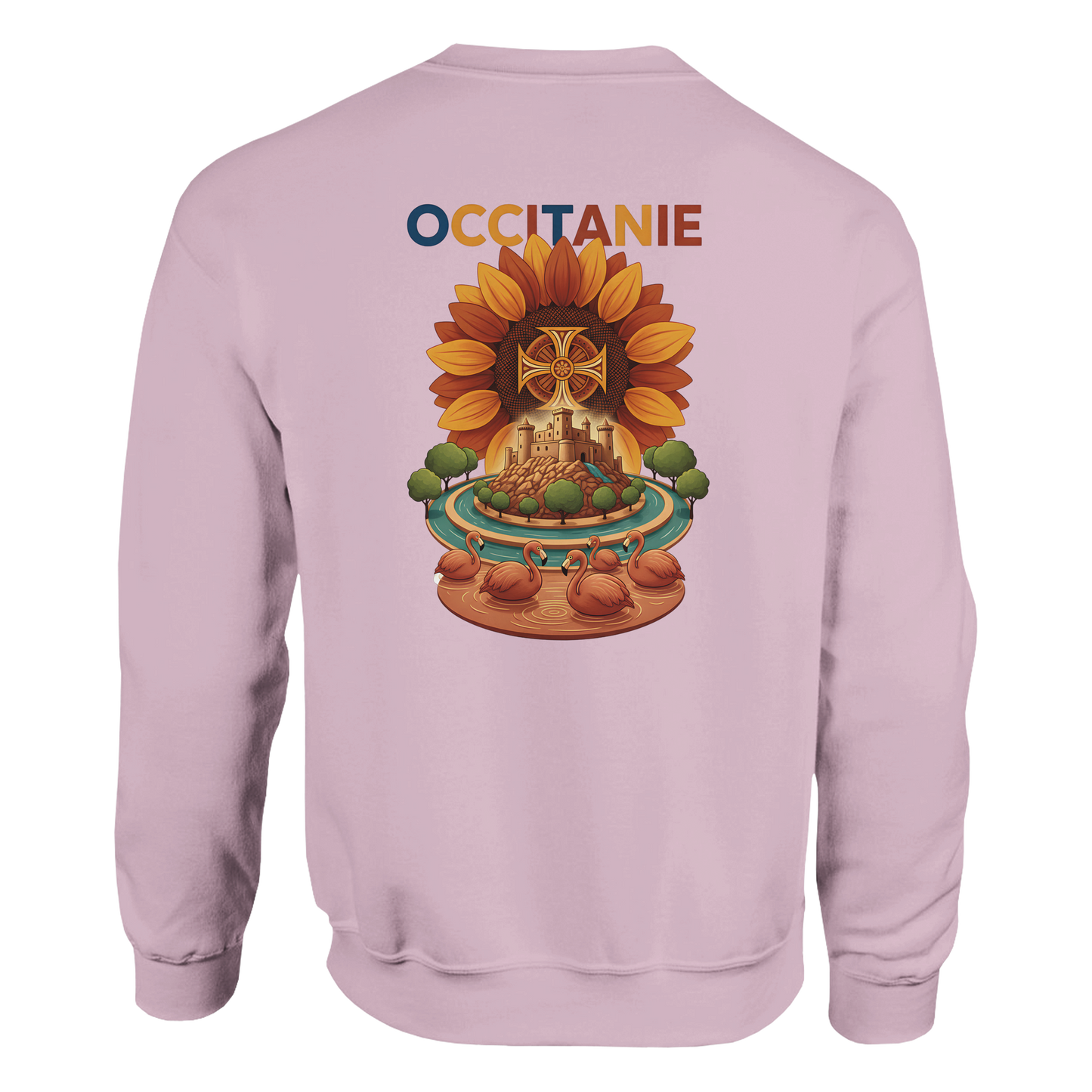 Unisex-Sweatshirt, klassischer Rundhalsausschnitt Occitanie | Gildan® 18000