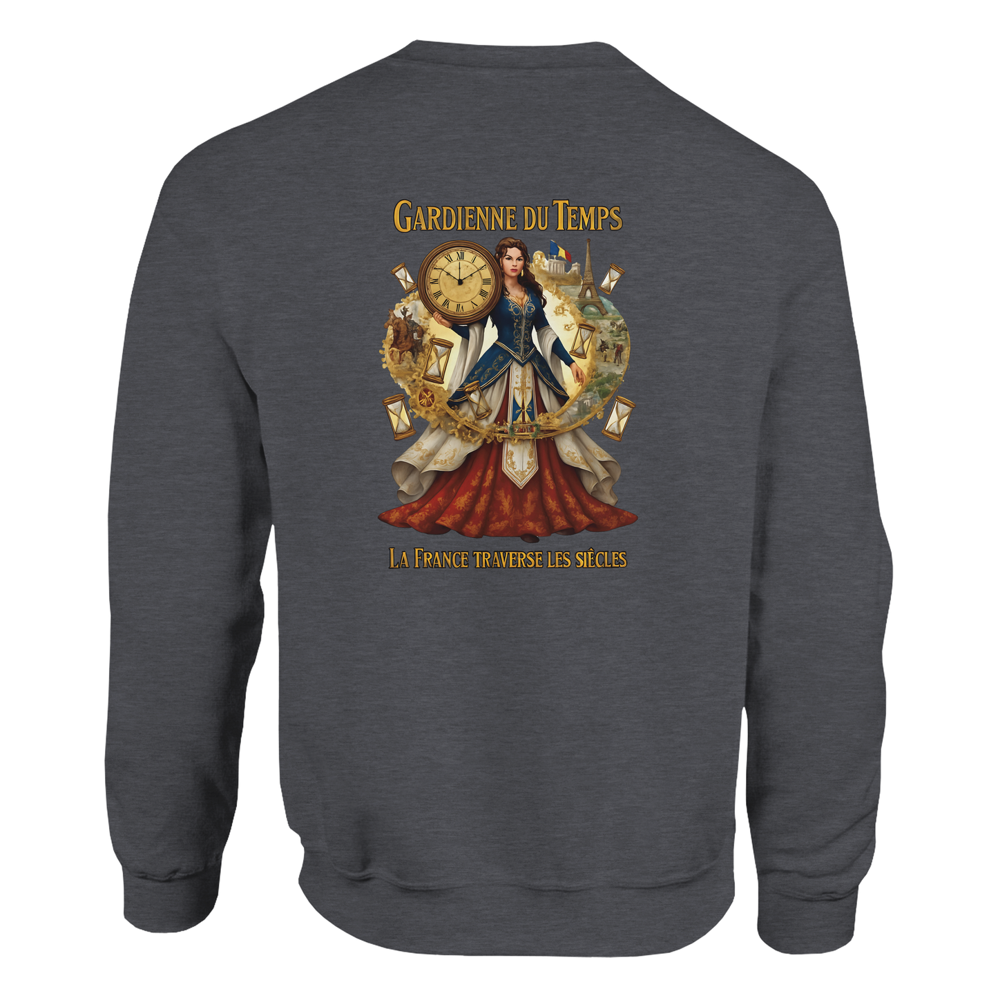 Sweat-shirt Femme Gardienne du Temps - Confort Premium et Coupe Classique