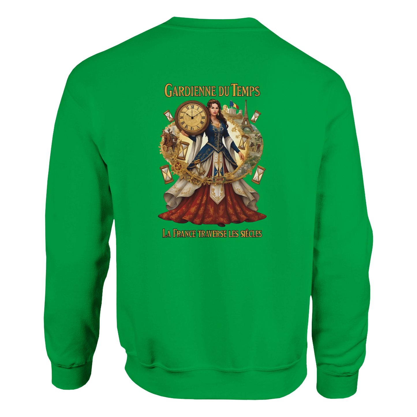 Sweat-shirt Femme Gardienne du Temps - Confort Premium et Coupe Classique