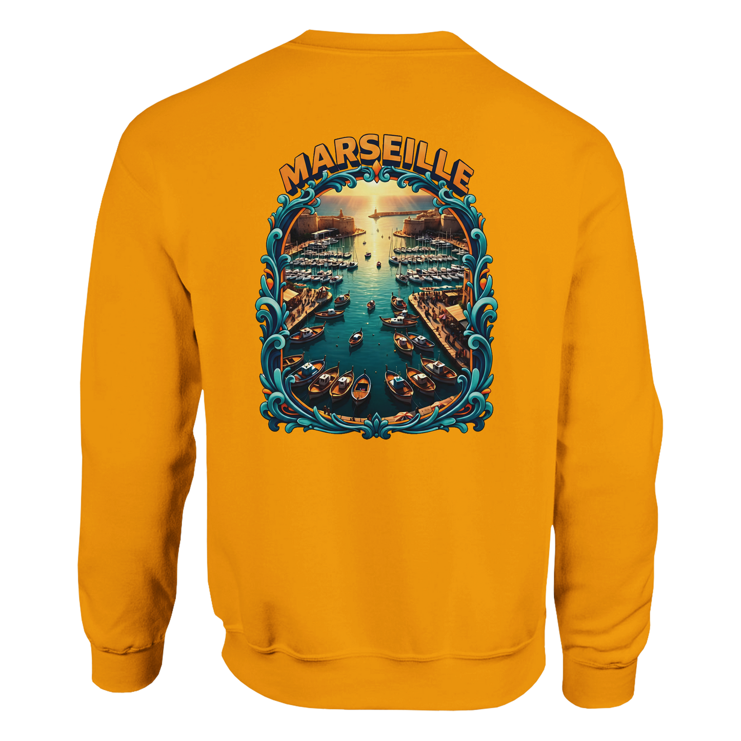 Unisex-Sweatshirt Marseilles Klassisches Rundhals-Sweatshirt | Gildan® 18000