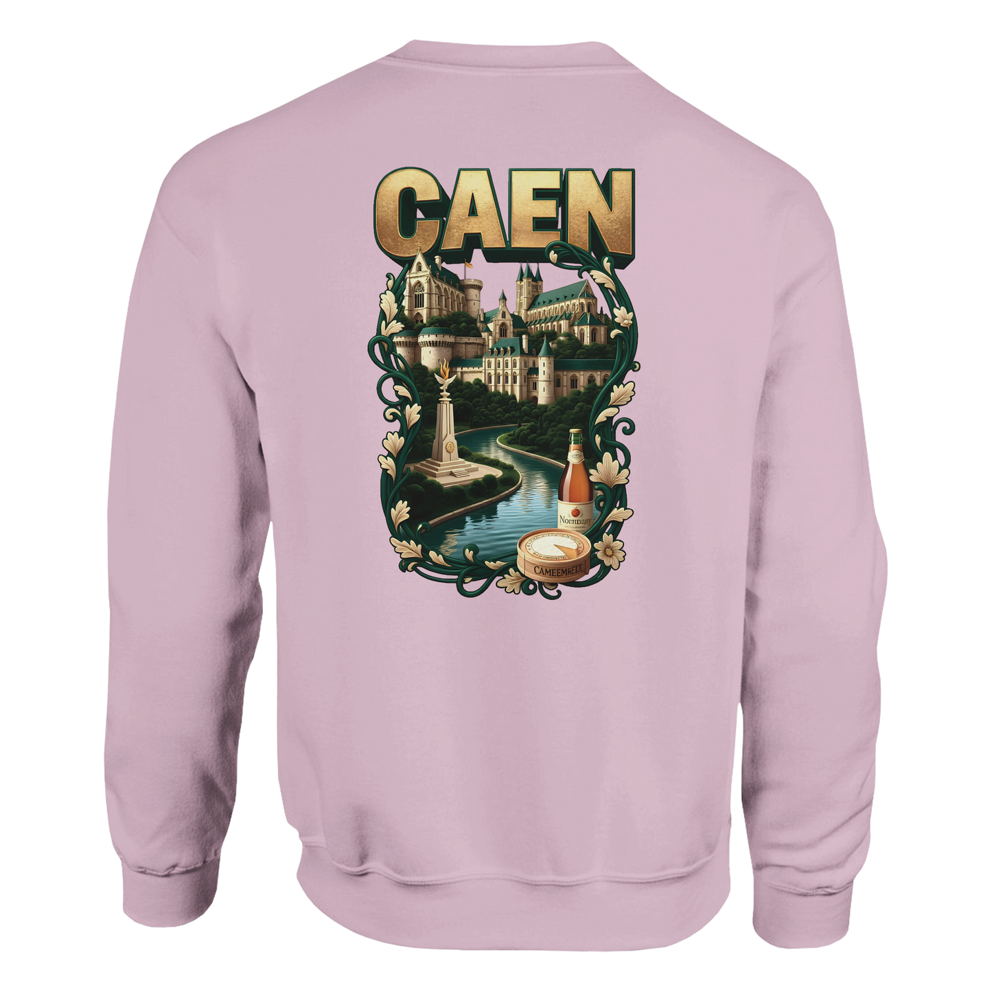 Sweatshirt Caen Stadt in Frankreich klassisch Unisex Rundhals | Gildan® 18000