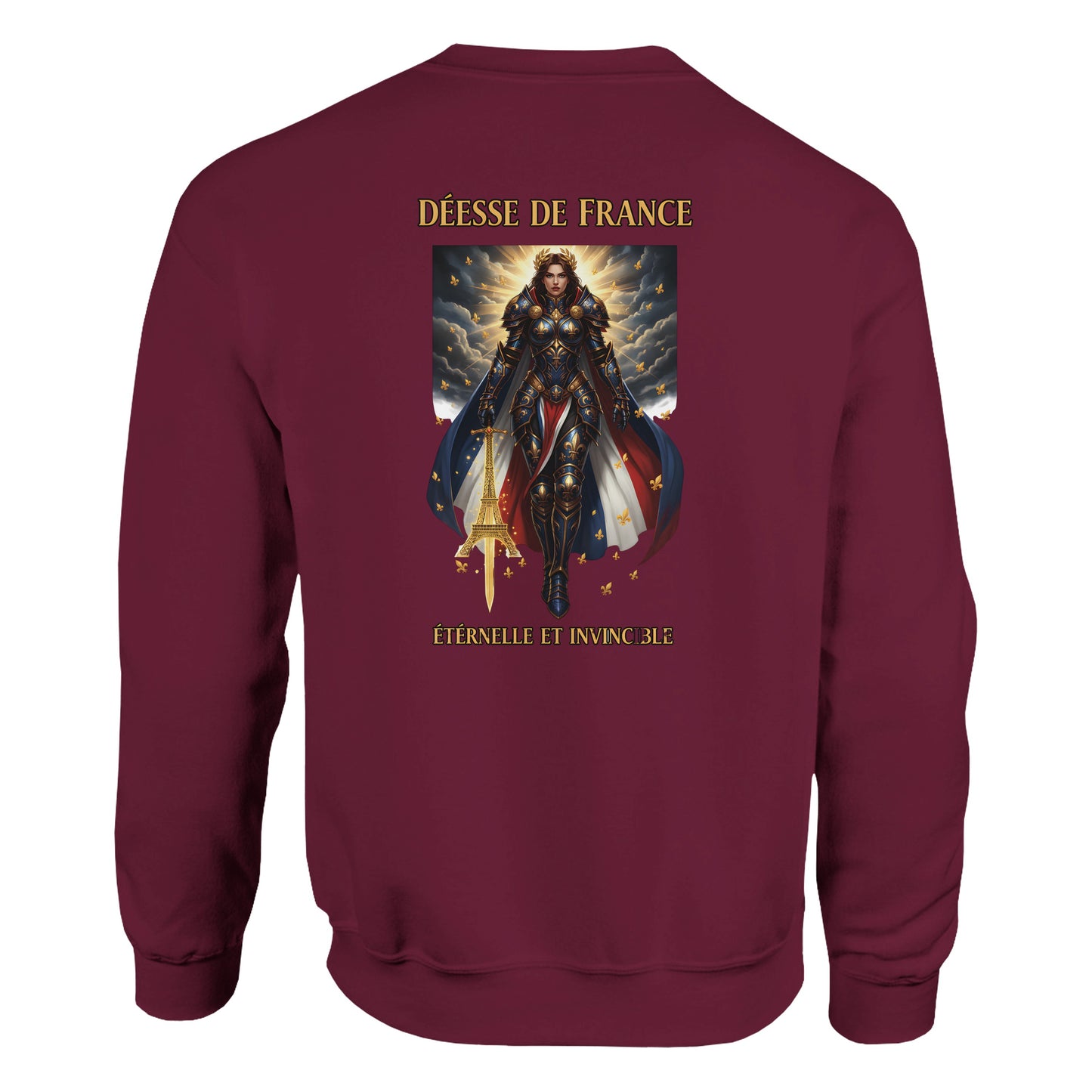 Women's Sweatshirt Goddess of France Style-French Classic Crewneck | Gildan® 18000