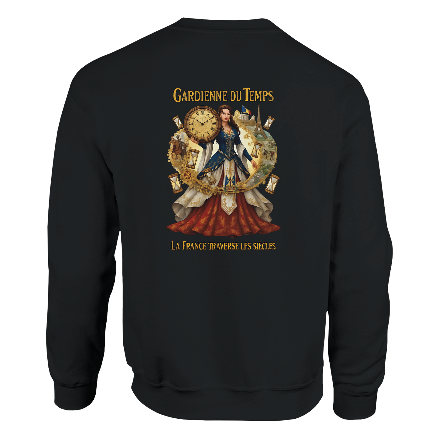 Sweat-shirt Femme Gardienne du Temps - Confort Premium et Coupe Classique