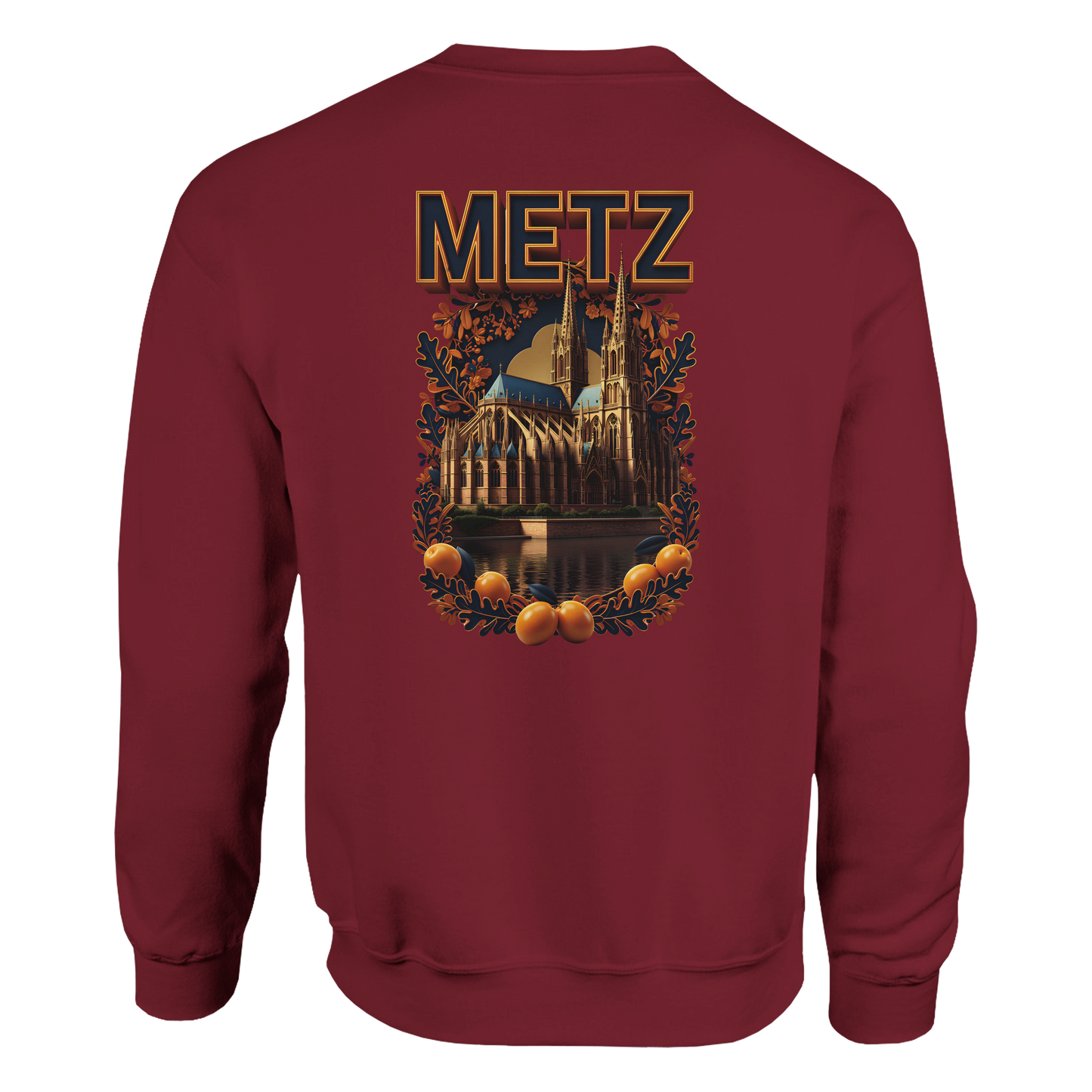 Unisex Sweatshirt Metz France City Classic Crewneck | Gildan® 18000