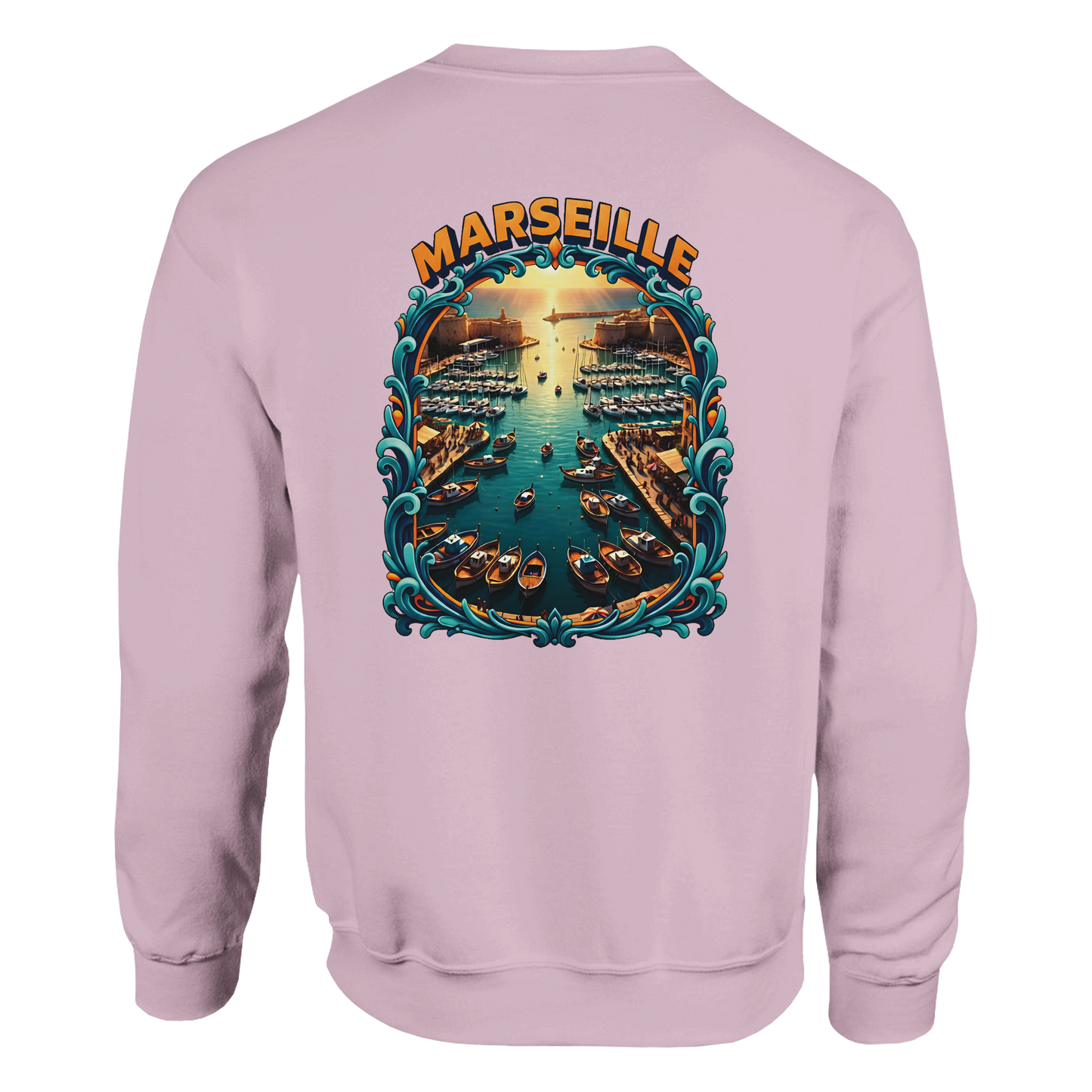 Unisex-Sweatshirt Marseilles Klassisches Rundhals-Sweatshirt | Gildan® 18000