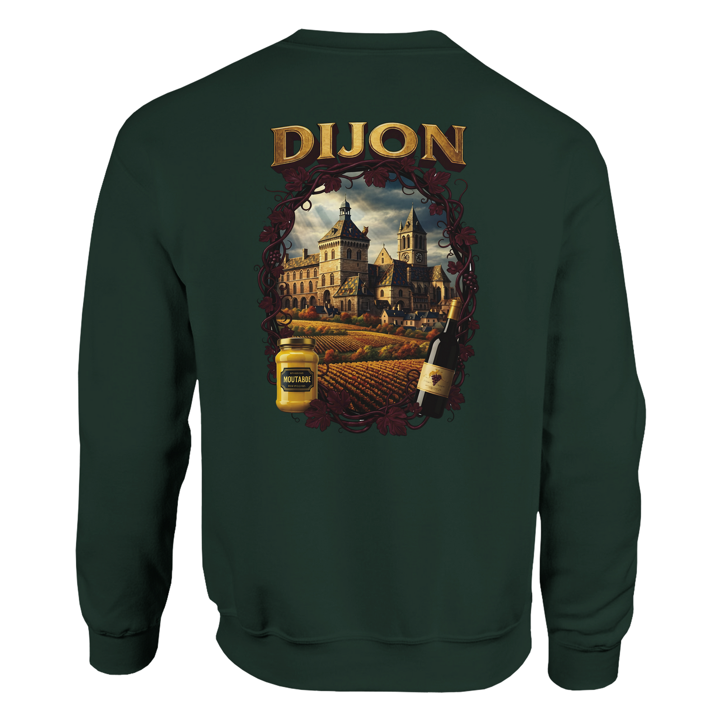 Unisex-Sweatshirt Dijon, Frankreich klassisch Rundhals | Gildan® 18000