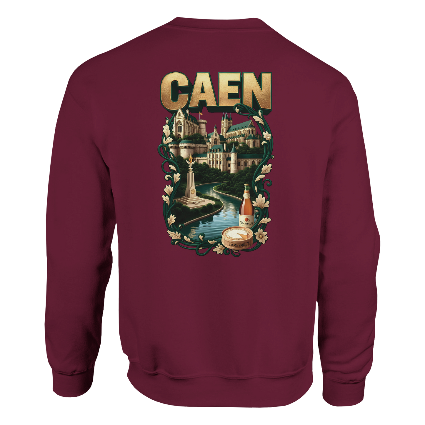 Sweatshirt Caen Stadt in Frankreich klassisch Unisex Rundhals | Gildan® 18000